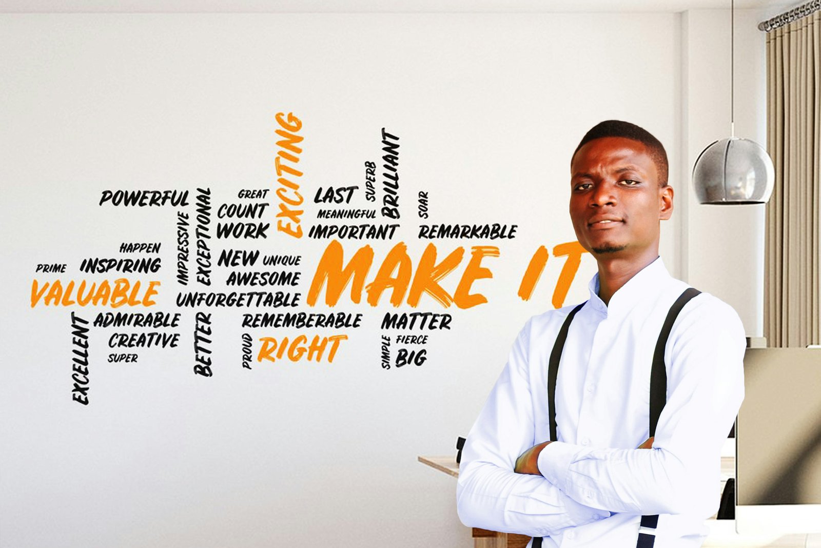 campaign image of a young man