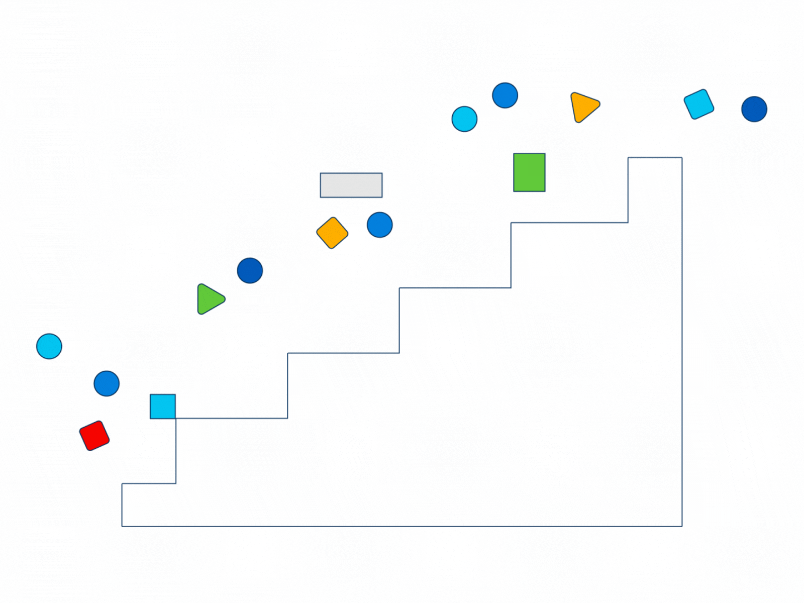 Animated growth chart illustration
